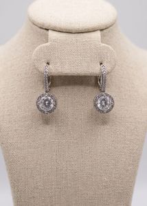 Sparkling CZ Drop Earrings