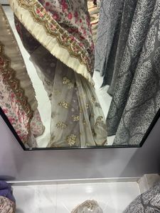 Elegant Floral Saree with Embellishments