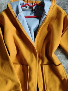 Cozy Yellow Hooded Jacket