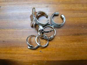 Flower rings set