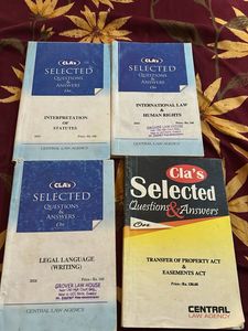 set of 4 Law Books - CLA's Selected Questions