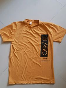 Men's T-shirt| Chest-38| Yellow