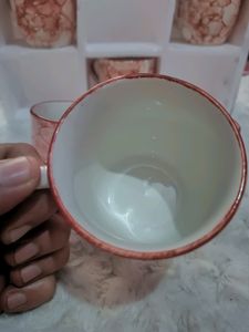 Beautiful Marble Texture Design Tea Cup