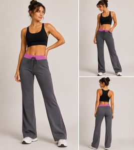Women's Grey Athletic Pants with Pink Trim