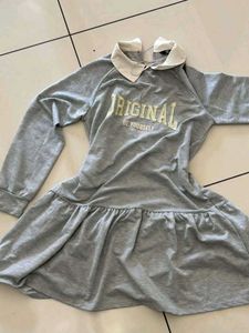 Grey 'Original' Graphic Dress