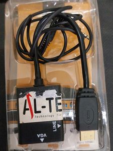 HD Conversion Cable with VGA + Audio Out