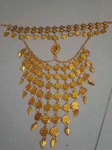 Arabic Gold Coin Face Veil Mask
