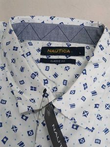 Nautica Men's Printed Button-Down Shirt