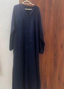simple  Navy Blue abaya