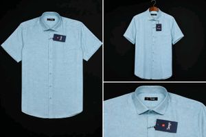 Men's Solid Casual Half Sleeve tango Shirt