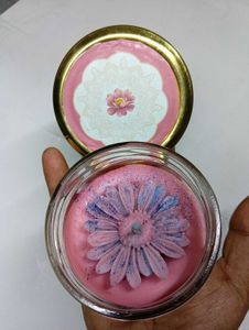 Handmade Floral Lotus  fregence Jar Candle