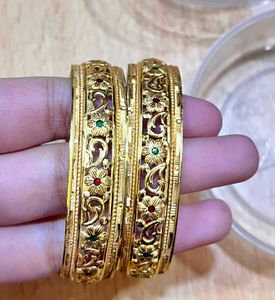 Elegant Gold-Tone Bangle Set