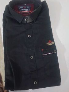 Classic Black Men's Casual Shirt