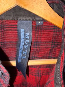 Men's Red Plaid Flannel Shirt