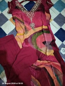 two suits Embellished Kurta Set