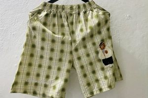Cute Plaid Bear Shorts