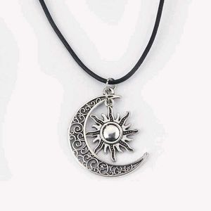 Sun and Moon Pendant Necklace
