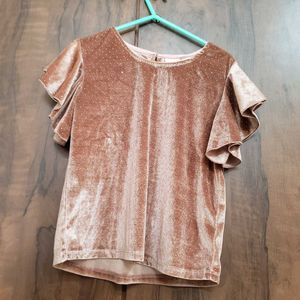 Cute Velvet Top