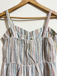 Striped Button-Front Sundress