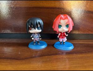 Sale//Anime chibi naruto figures of sasuke sakura