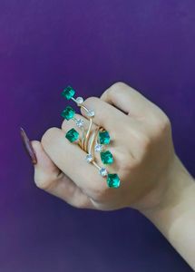 ✨ Emerald Green Statement Ring ✨