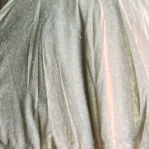 Sparkling Silver Lehenga Choli Set