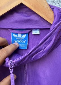 Vintage Purple Adidas Track Jacket
