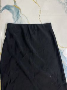 Classic Black Midi Skirt