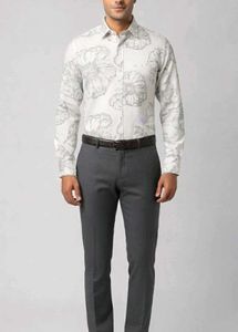 Premium Floral Print Party Wear Shirt