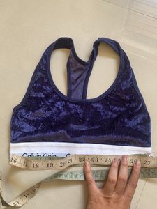Calvin Klein Velvet Sports Bra