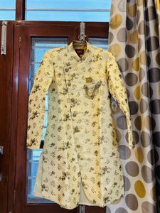 Men's Printed indo-western with Dhoti
