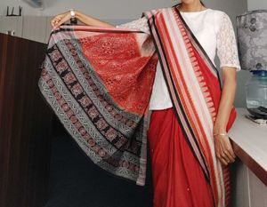 pure cotton orissa bomkai woven saree