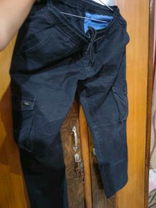 Men's Black Cargo Pants