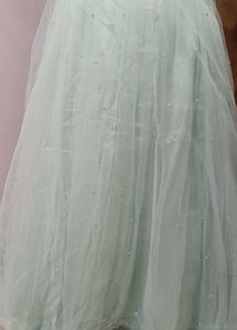 Lehenga Choli with pearl and mirror work