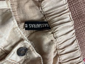 Women's Beige Cargo Pants