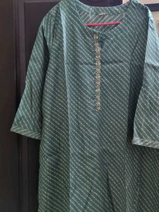 Elegant Teal Striped Kurta