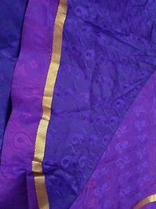 Excellent double shade silk saree