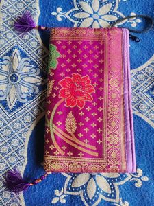 Imported Silk Zari Clutch From Malaysia