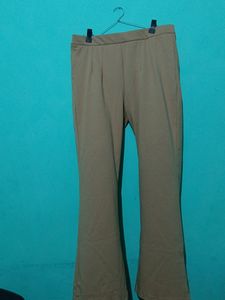 Brown Flared Trousers