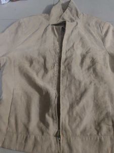 Beige Casual Jacket women