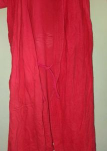 Red Cotton Robe
