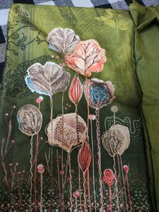 Green Printed Kurta Set