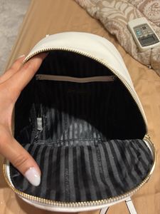 Victoria's Secret White Mini Backpack