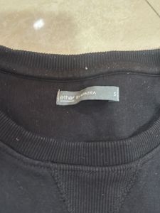 Ether Black Sweatshirt