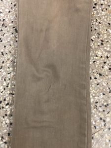Olive Green Zipper Pocket Skinny Jeans