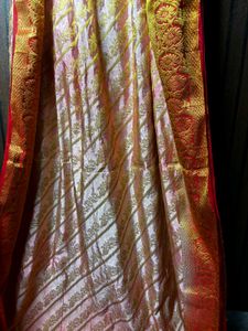 Elegant Golden Saree