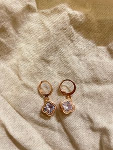 Elegant Clover Stud Earrings