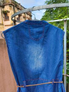 Denim Sleeveless Dress