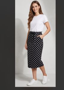Chic Polka Dot Skirt