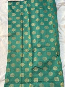 💥Chanderi Silk Fabric with Gold Motifs – 2 Meters